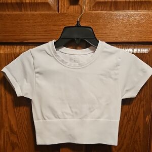 Offline White Crop Top